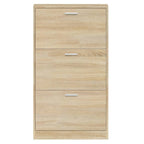 Scarpiera Rovere 59x17x108 cm in Legno Multistrato