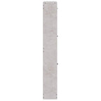 Scarpiera Grigio Cemento 59x17x108 cm in Legno Multistrato