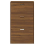 Scarpiera Rovere Marrone 59x17x108 cm in Legno Multistrato