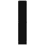 Scarpiera Nero 59x17x81 cm in Legno Multistrato
