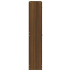 Scarpiera Rovere Marrone 59x17x81 cm in Legno Multistrato