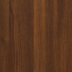 Scarpiera Rovere Marrone 63x24x147 cm in Legno Multistrato
