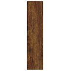 Scarpiera Rovere Fumo 63x24x103 cm in Legno Multistrato