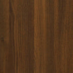 Scarpiera Rovere Marrone 63x24x103 cm in Legno Multistrato