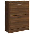 Scarpiera Rovere Marrone 63x24x81 cm in Legno Multistrato