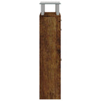 Scarpiera Rovere Fumo 63x24x104 cm in Legno Multistrato