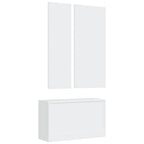 Set Scarpiere 3 in 1 Bianco in Legno Multistrato