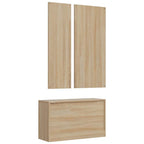 Set Scarpiera 3 in 1 Rovere Sonoma Legno Aggregato