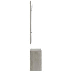Set Scarpiere 3 in 1 Grigio cemento in Legno Multistrato