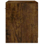 Comodini 2pz con Cassetto Rovere Fumo