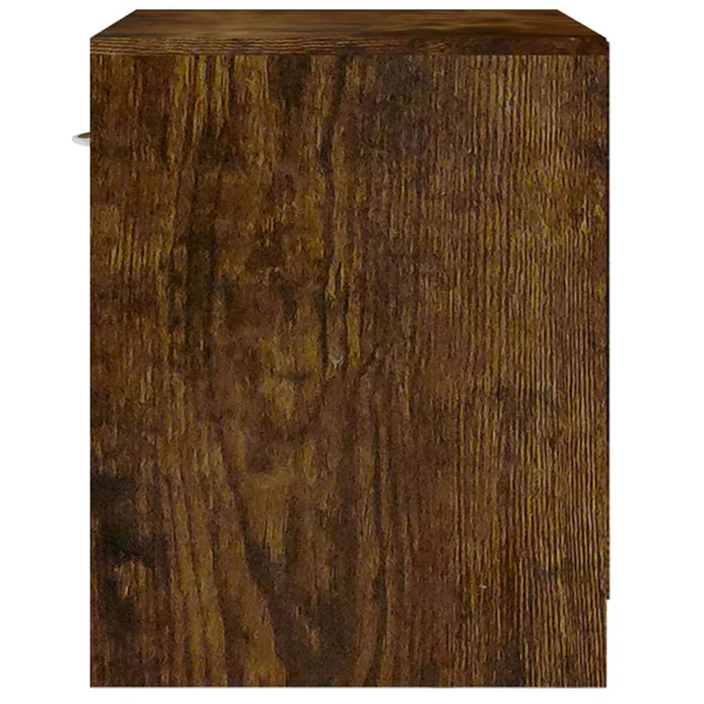 Comodini 2pz con Cassetto Rovere Fumo