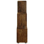 Libreria a Scala Rovere Fumo 107 cm in Legno Multistrato