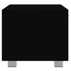 Mobile Porta TV Nero 120x40,5x35 cm in Legno Multistrato