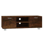 Mobile TV Rovere Fumo 120x40,5x35 cm in Legno Multistrato