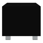 Mobile Porta TV Nero 140x40,5x35 cm in Legno Multistrato