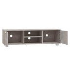 Mobile per TV Grigio Cemento 140x40,5x35 cm Legno Multistrato
