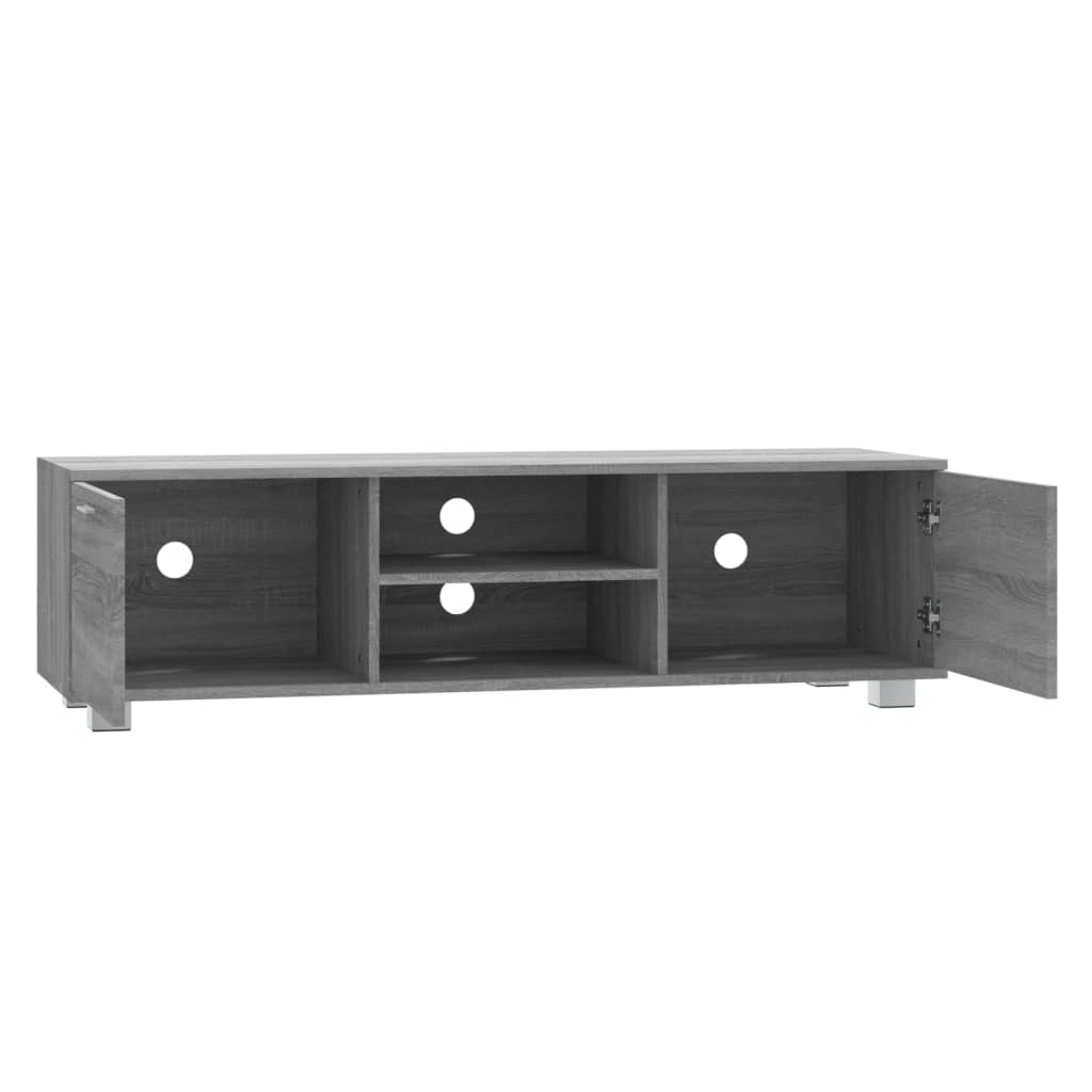 Mobile TV Grigio Sonoma 140x40,5x35 cm in Legno Multistrato