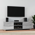 Mobile TV Grigio Sonoma 140x40,5x35 cm in Legno Multistrato