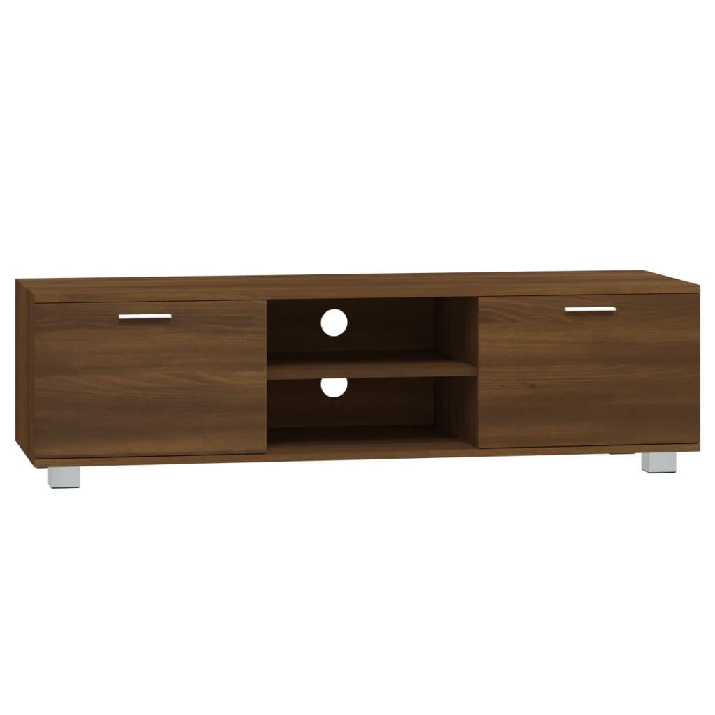 Mobile TV Rovere Marrone 140x40,5x35 cm in Legno Multistrato
