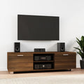 Mobile TV Rovere Marrone 140x40,5x35 cm in Legno Multistrato
