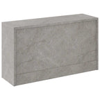 Scarpiera Grigio Cemento 80x24x45 cm in Legno Multistrato