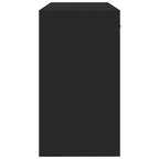 Scrivania Cassetto Nero 100x40x73cm Legno Multistrato