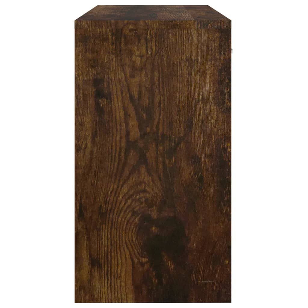 Scrivania Cassetto rovere fumo 100x40x73cm Legno Multistrato