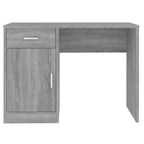 Scrivania Cassetto grigio sonoma 100x40x73cm Legno Multistrato