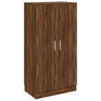Scarpiera Rovere Marrone 55x35x108 cm in Legno Multistrato