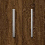 Scarpiera Rovere Marrone 55x35x108 cm in Legno Multistrato