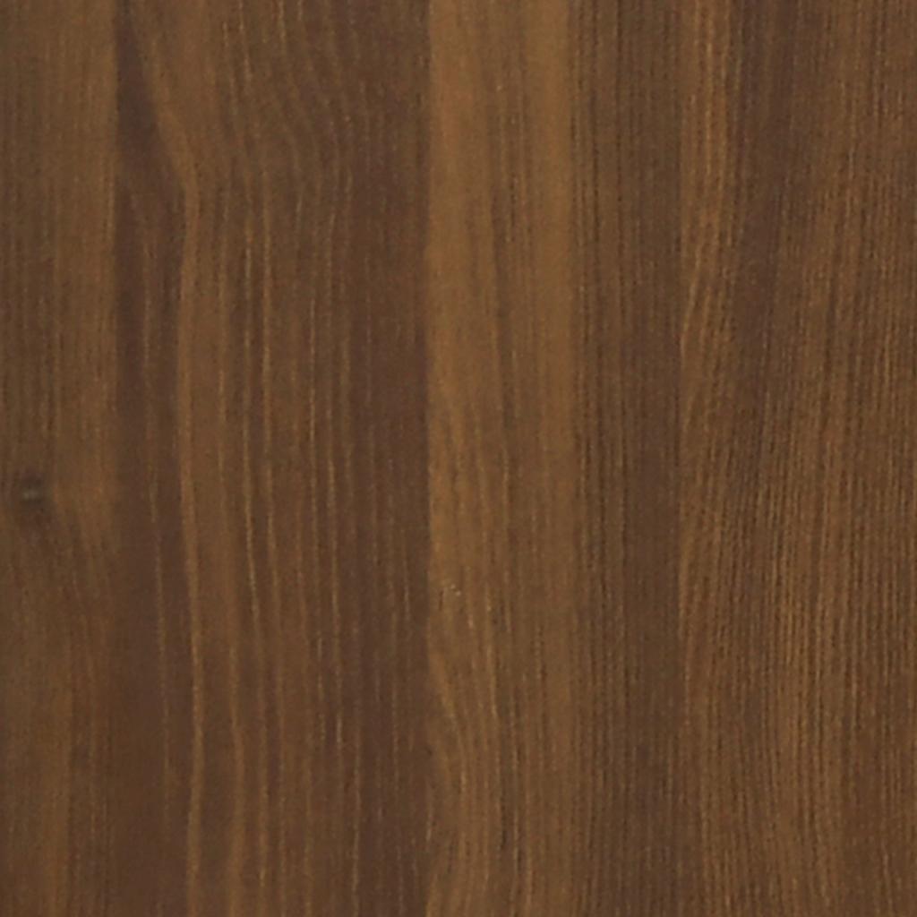 Scarpiera Rovere Marrone 55x35x108 cm in Legno Multistrato
