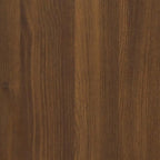 Scarpiera Rovere Marrone 55x35x108 cm in Legno Multistrato