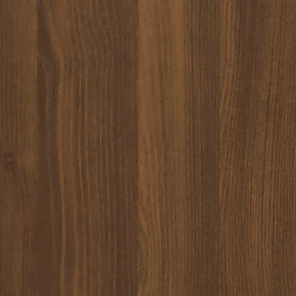 Cassettiera con Ruote rovere marrone in Legno Multistrato