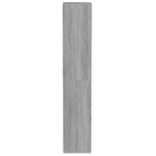 Scarpiera Grigio Sonoma 54x34x183 cm in Legno Multistrato
