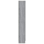 Mobile Vetrina Grigio Sonoma 82,5x30,5x185 Legno Multistrato