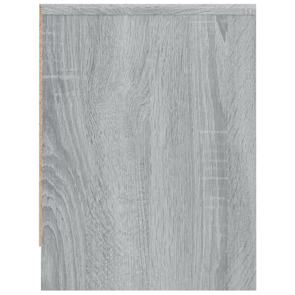 Comodini 2pz Grigio Sonoma 40x30x40 cm in Truciolato
