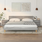 Comodini 2pz Grigio Sonoma 40x30x40 cm in Truciolato