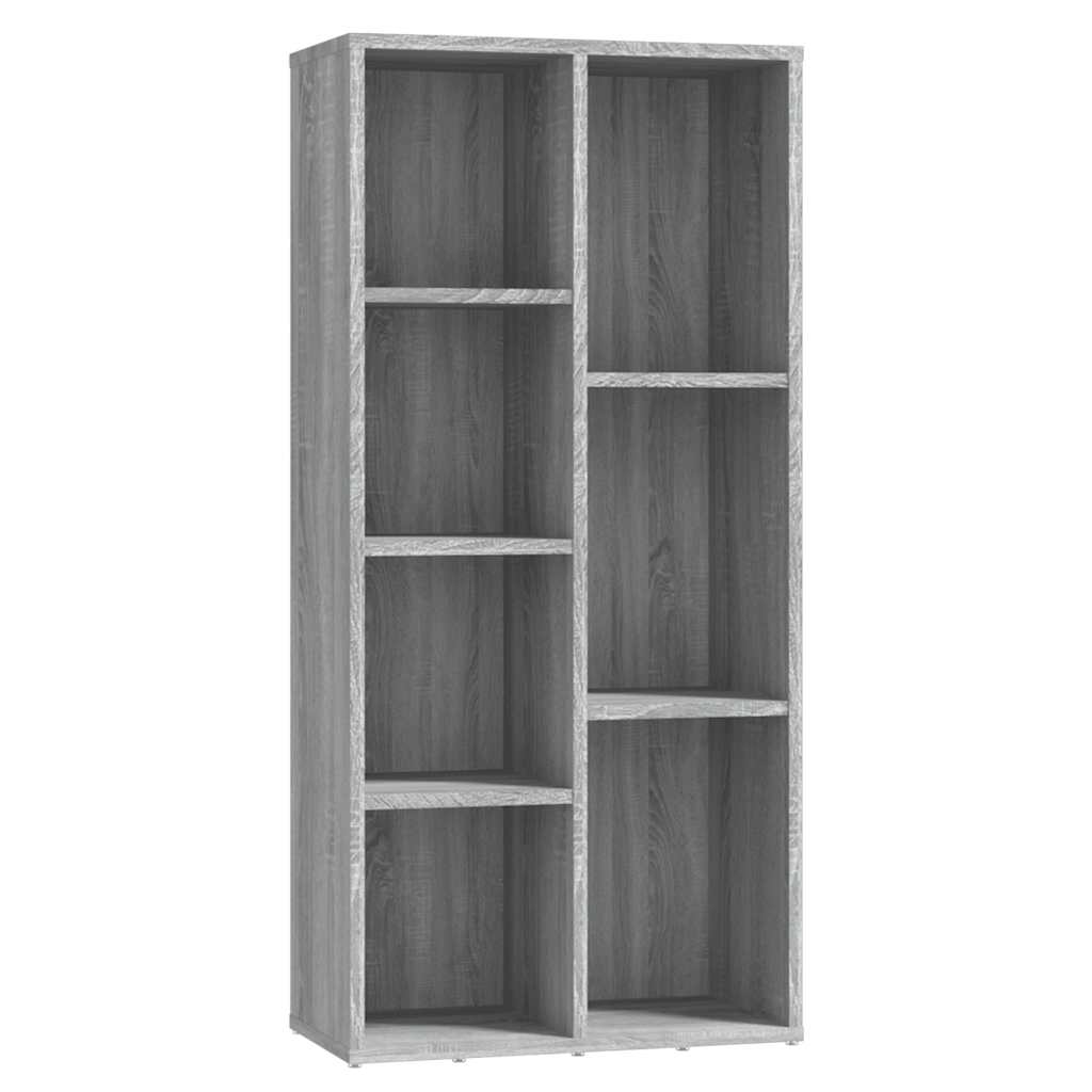 Libreria Grigio Sonoma 50x25x106 cm