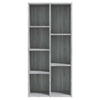 Libreria Grigio Sonoma 50x25x106 cm