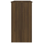 Scrivania Rovere Marrone 80x40x75 cm in Legno Multistrato