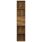 Libreria Rovere Fumo 36x30x171 cm in Legno Multistrato