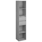 Libreria Grigio Sonoma 36x30x171 cm in Legno Multistrato