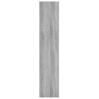 Mensola a Muro Grigio Sonoma 90x16x78 cm in Legno Multistrato