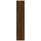 Scaffale a Parete Rovere Marrone 90x16x78 cm Legno Multistrato