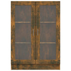 Mobile Vetrina Rovere Fumo 82,5x30,5x115cm in Legno Multistrato
