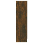 Mobile Vetrina Rovere Fumo 82,5x30,5x115cm in Legno Multistrato
