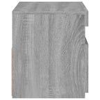 Mobile Porta TV con Luci LED Grigio Sonoma 60x35x40 cm