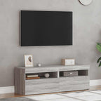 Mobili TV con Luci LED 2 pz Grigio Sonoma 60x35x40 cm