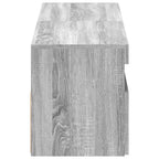 Mobili TV con Luci LED 2 pz Grigio Sonoma 60x35x40 cm