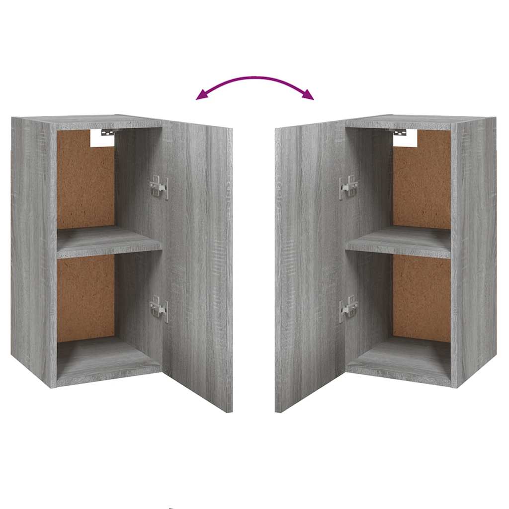 Mobile TV Grigio Sonoma 30,5x30x60 cm in Legno Multistrato